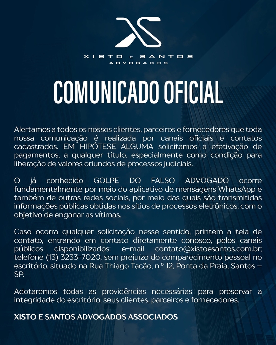 COMUNICADO OFICIAL